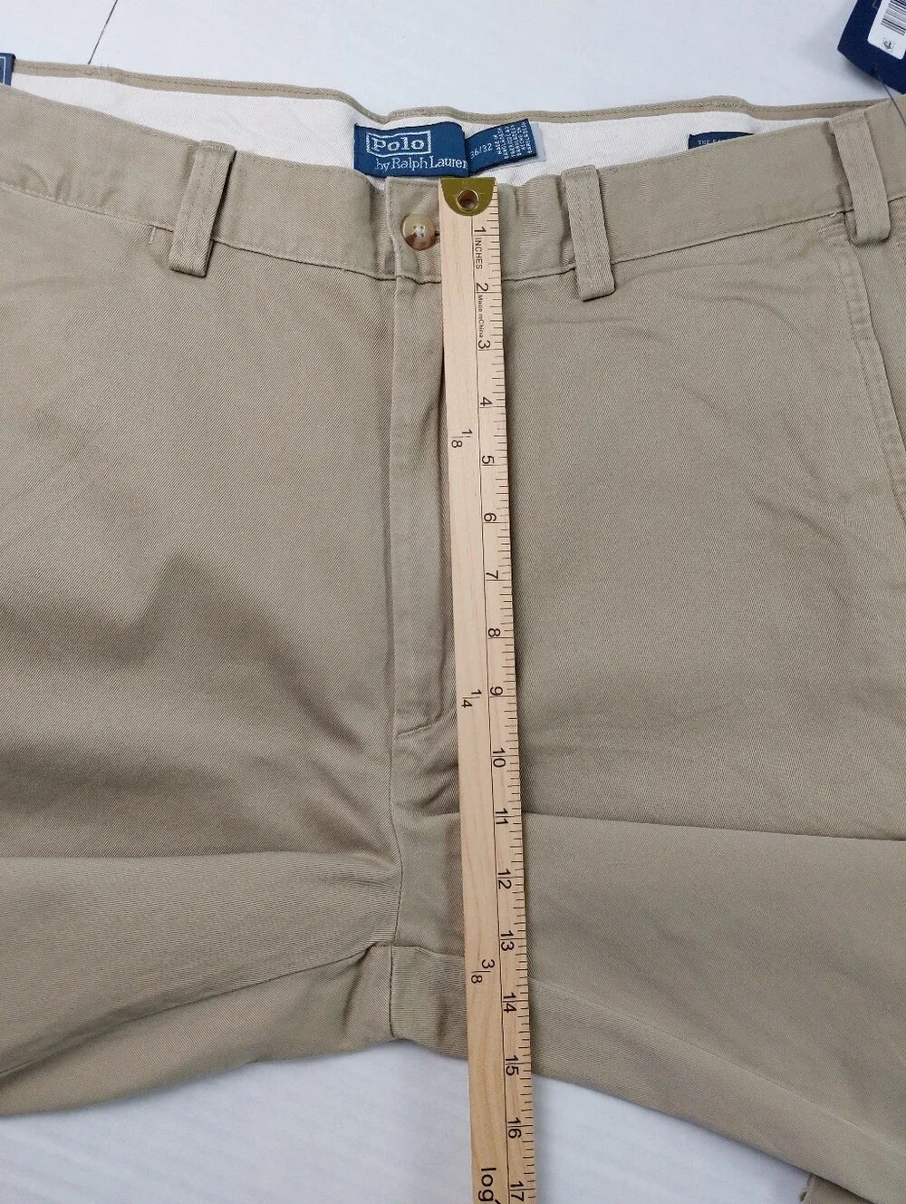 Polo Ralph Lauren The Salinger Chino Pants Mens 36(38)x32 Khaki Heritage NWT